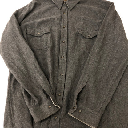 【現状渡し品】【メンズ】 ST.JOHN'S BAY セントジョンズベイ 00’s CHAMOA CLOTH L/S SHIRT 00年代 シャモアクロス ロングスリーブ シャツ 長袖 トップス 145-250912-yo-12-tei サイズ：3XL カラー：グレー 万代Net店