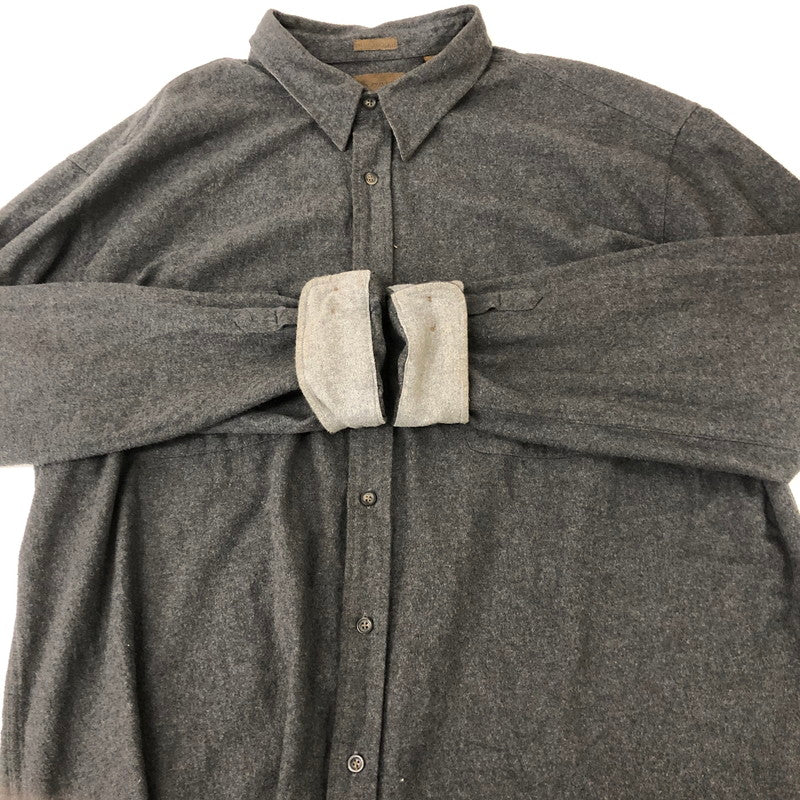【現状渡し品】【メンズ】 ST.JOHN'S BAY セントジョンズベイ 00’s CHAMOA CLOTH L/S SHIRT 00年代 シャモアクロス ロングスリーブ シャツ 長袖 トップス 145-250912-yo-12-tei サイズ：3XL カラー：グレー 万代Net店