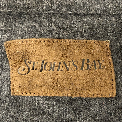 【現状渡し品】【メンズ】 ST.JOHN'S BAY セントジョンズベイ 00’s CHAMOA CLOTH L/S SHIRT 00年代 シャモアクロス ロングスリーブ シャツ 長袖 トップス 145-250912-yo-12-tei サイズ：3XL カラー：グレー 万代Net店