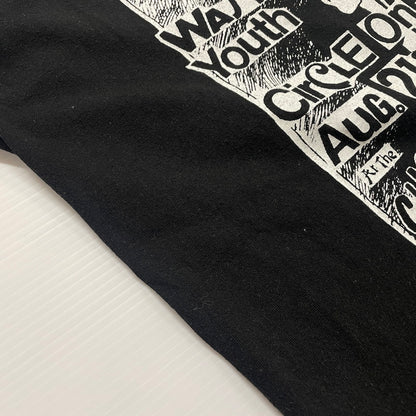 【中古品】【メンズ】 UNKNOWN BLACK FLAG SONIC YOUTH GOD FLIER DESIGN 3/4 TEE ブラック フラッグ ソニック ユース ゴッドフライヤー デザイン 3/4スリーブ Tシャツ トップス 145-250912-yo-15-tei サイズ：表記無し カラー：ブラック 万代Net店