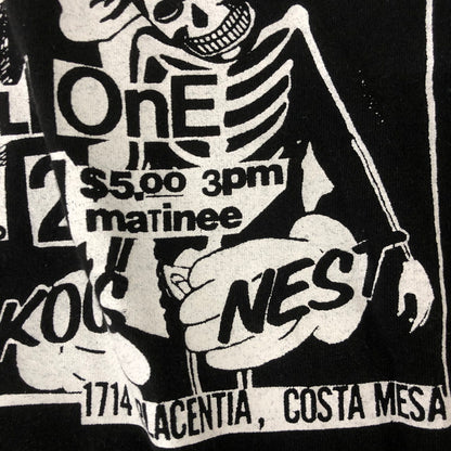 【中古品】【メンズ】 UNKNOWN BLACK FLAG SONIC YOUTH GOD FLIER DESIGN 3/4 TEE ブラック フラッグ ソニック ユース ゴッドフライヤー デザイン 3/4スリーブ Tシャツ トップス 145-250912-yo-15-tei サイズ：表記無し カラー：ブラック 万代Net店