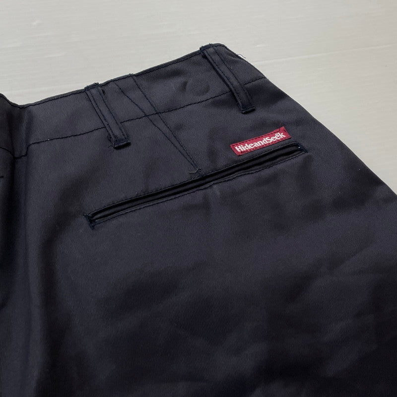 【中古品】【メンズ】 HIDE AND SEEK ハイド アンド シーク WORK HALF PANTS ワーク ハーフ パンツ ボトムス 短パン 153-260801-sa-14-tei サイズ：M カラー：ブラック 万代Net店
