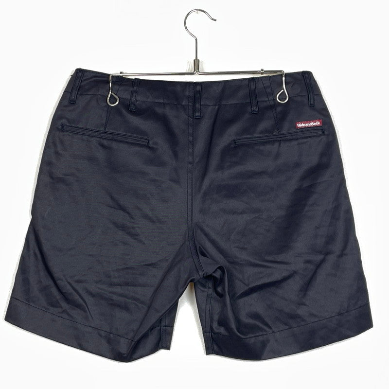 【中古品】【メンズ】 HIDE AND SEEK ハイド アンド シーク WORK HALF PANTS ワーク ハーフ パンツ ボトムス 短パン 153-260801-sa-14-tei サイズ：M カラー：ブラック 万代Net店