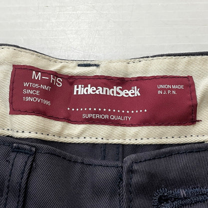 【中古品】【メンズ】 HIDE AND SEEK ハイド アンド シーク WORK HALF PANTS ワーク ハーフ パンツ ボトムス 短パン 153-260801-sa-14-tei サイズ：M カラー：ブラック 万代Net店