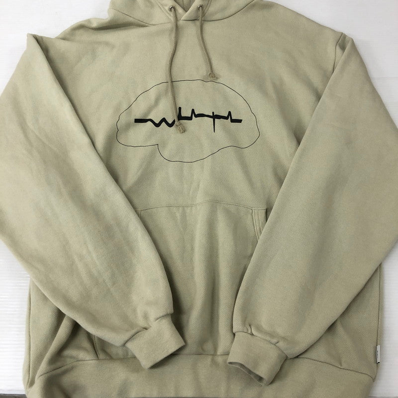 【中古品】【メンズ】 WTAPS ダブルタップス 21AW VIBES SCREEN HOODED バイブズ スクリーン フーデッド 長袖 トップス プルオーバー パーカー 142-250912-yo-07-tei サイズ：X04 カラー：ベージュ 万代Net店