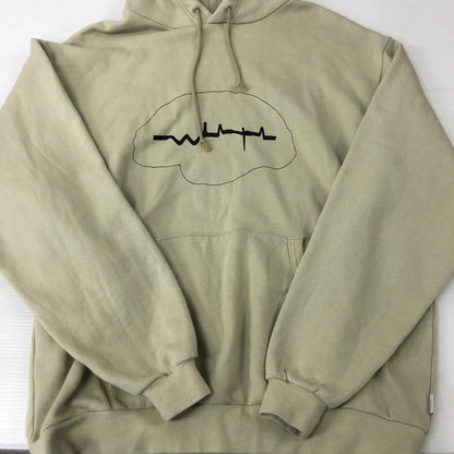 【中古品】【メンズ】 WTAPS ダブルタップス 21AW VIBES SCREEN HOODED バイブズ スクリーン フーデッド 長袖 トップス プルオーバー パーカー 142-250912-yo-07-tei サイズ：X04 カラー：ベージュ 万代Net店
