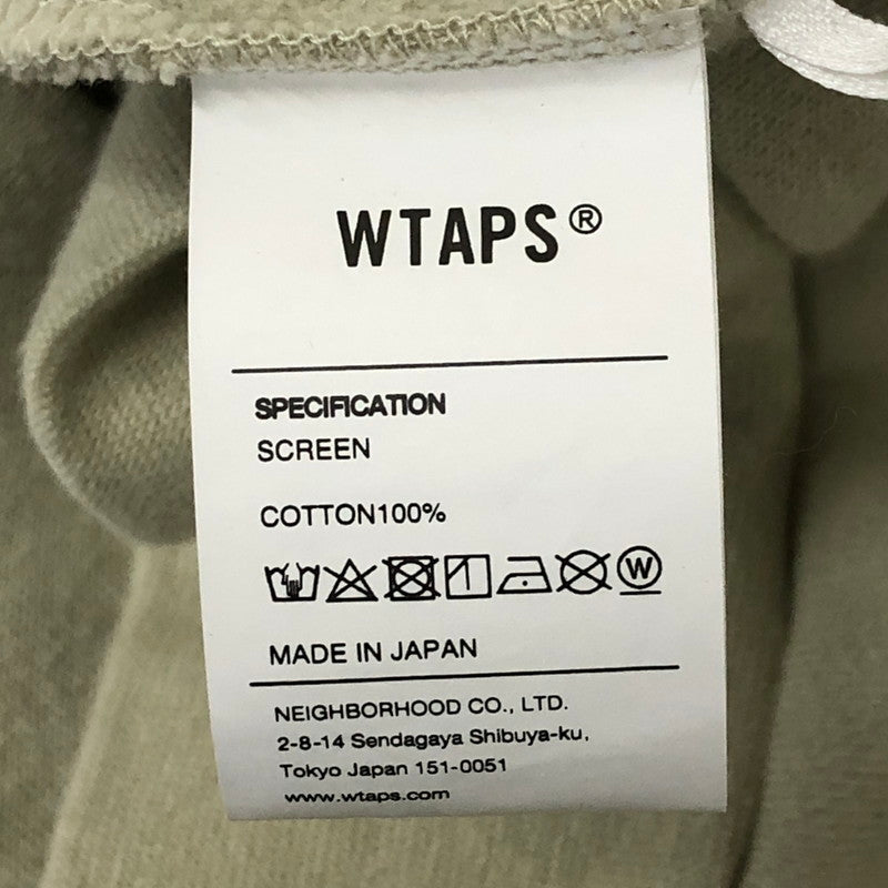 【中古品】【メンズ】 WTAPS ダブルタップス 21AW VIBES SCREEN HOODED バイブズ スクリーン フーデッド 長袖 トップス プルオーバー パーカー 142-250912-yo-07-tei サイズ：X04 カラー：ベージュ 万代Net店