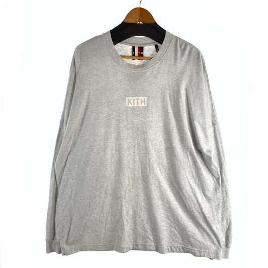 【中古品】【メンズ】 KITH USA OLYMPIC 5 RINGS OVERSIZED LONG SLEEVE SHIRT キス USAオリンピック オーバーサイズ 長袖Tシャツ カットソー ブランド 古着 142-260509-gm-28-fuz サイズ：XL カラー：グレー 万代Net店
