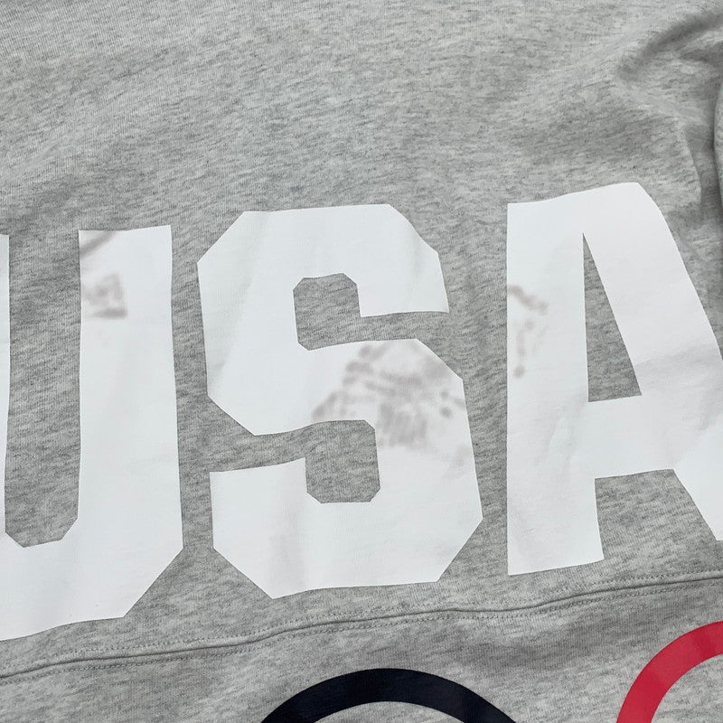 【中古品】【メンズ】 KITH USA OLYMPIC 5 RINGS OVERSIZED LONG SLEEVE SHIRT キス USAオリンピック オーバーサイズ 長袖Tシャツ カットソー ブランド 古着 142-260509-gm-28-fuz サイズ：XL カラー：グレー 万代Net店