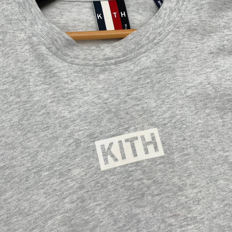 【中古品】【メンズ】 KITH USA OLYMPIC 5 RINGS OVERSIZED LONG SLEEVE SHIRT キス USAオリンピック オーバーサイズ 長袖Tシャツ カットソー ブランド 古着 142-260509-gm-28-fuz サイズ：XL カラー：グレー 万代Net店