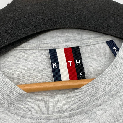 【中古品】【メンズ】 KITH USA OLYMPIC 5 RINGS OVERSIZED LONG SLEEVE SHIRT キス USAオリンピック オーバーサイズ 長袖Tシャツ カットソー ブランド 古着 142-260509-gm-28-fuz サイズ：XL カラー：グレー 万代Net店
