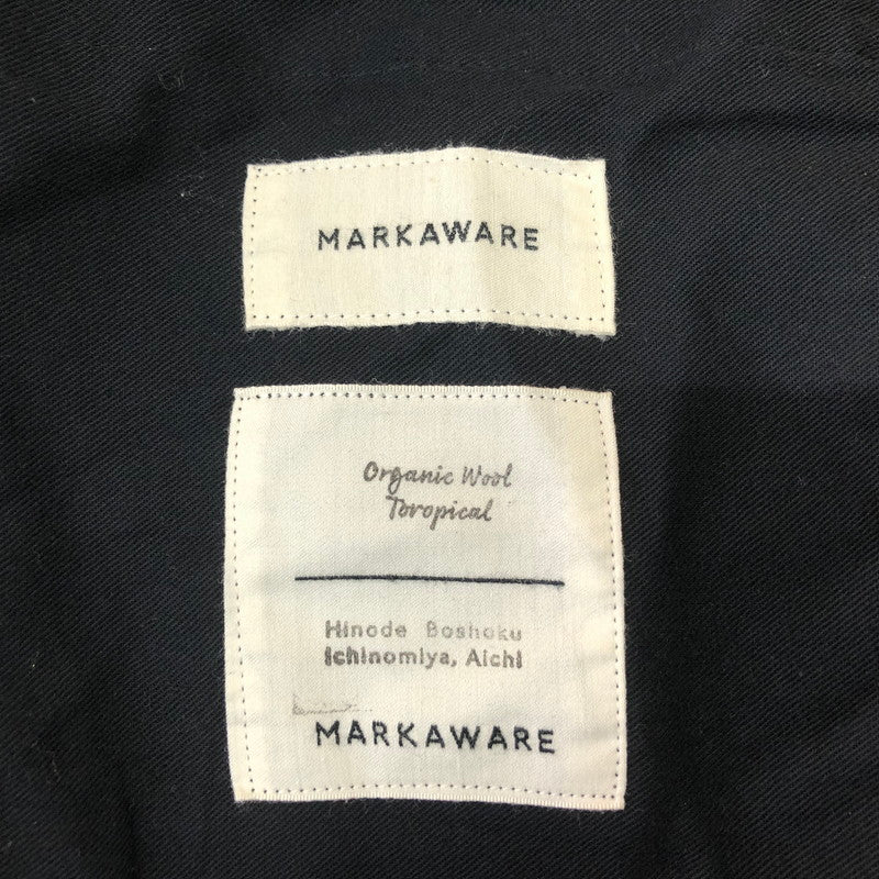 【中古品】【メンズ】 MARKAWEAR マーカーウェア FRONT PLEATS PEG TOP A19A-11PT01C フロント プリーツ ペグトップ ボトムス パンツ 151-251120-yy-18-tei サイズ：1 カラー：ベージュ 万代Net店