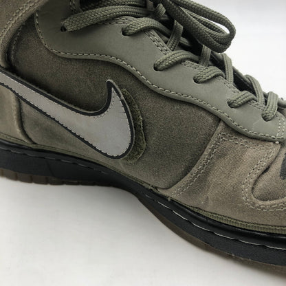 【中古品】【メンズ】 NIKE ナイキ DUNK HI PREMIUM QS 503766-300 ダンク ハイ プレミアム QS ギャラクシー スニーカー 靴 160-251217-ks-01-tei カラー：ROGUE GREEN/BLACK 万代Net店