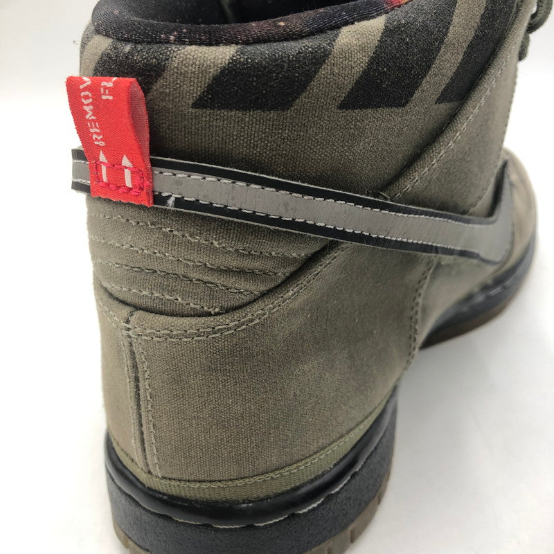 【中古品】【メンズ】 NIKE ナイキ DUNK HI PREMIUM QS 503766-300 ダンク ハイ プレミアム QS ギャラクシー スニーカー 靴 160-251217-ks-01-tei カラー：ROGUE GREEN/BLACK 万代Net店