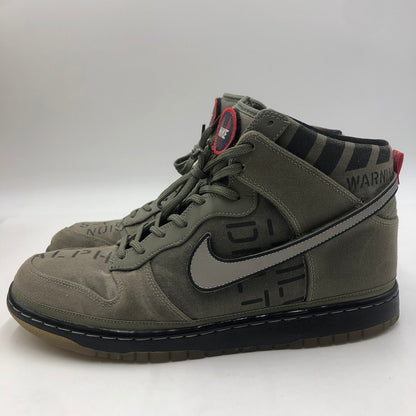 【中古品】【メンズ】 NIKE ナイキ DUNK HI PREMIUM QS 503766-300 ダンク ハイ プレミアム QS ギャラクシー スニーカー 靴 160-251217-ks-01-tei カラー：ROGUE GREEN/BLACK 万代Net店