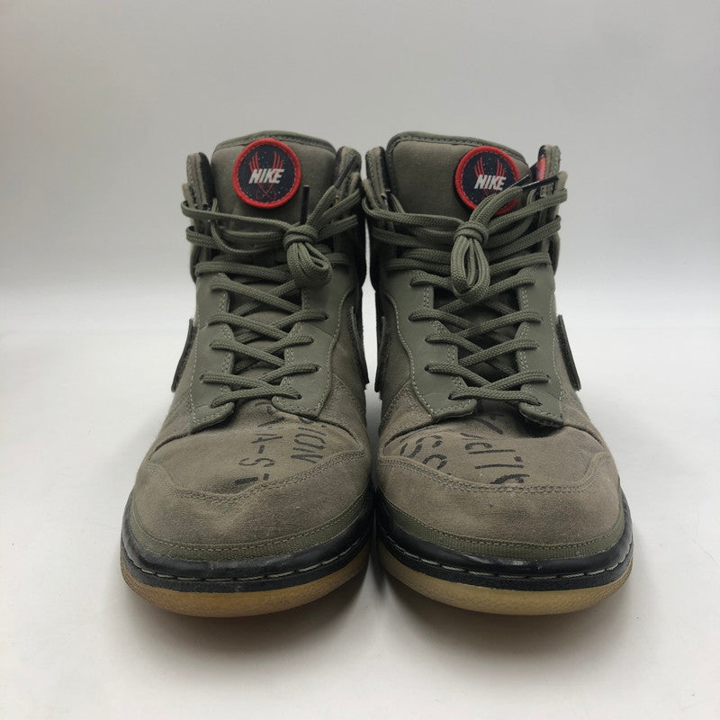 【中古品】【メンズ】 NIKE ナイキ DUNK HI PREMIUM QS 503766-300 ダンク ハイ プレミアム QS ギャラクシー スニーカー 靴 160-251217-ks-01-tei カラー：ROGUE GREEN/BLACK 万代Net店
