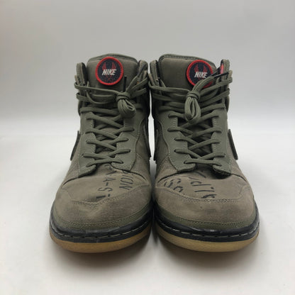 【中古品】【メンズ】 NIKE ナイキ DUNK HI PREMIUM QS 503766-300 ダンク ハイ プレミアム QS ギャラクシー スニーカー 靴 160-251217-ks-01-tei カラー：ROGUE GREEN/BLACK 万代Net店