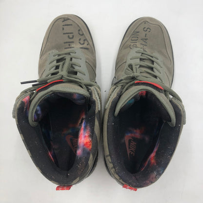 【中古品】【メンズ】 NIKE ナイキ DUNK HI PREMIUM QS 503766-300 ダンク ハイ プレミアム QS ギャラクシー スニーカー 靴 160-251217-ks-01-tei カラー：ROGUE GREEN/BLACK 万代Net店