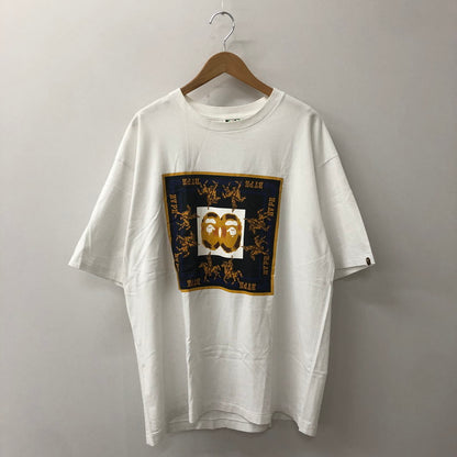 【中古品】【メンズ】 A BATHING APE アベイシングエイプ DOUBLE APE HEAD S/S TEE 001TEH301072X ダブル エイプ ヘッド ショートスリーブ Tシャツ トップス 長袖 142-250905-ts-05-tei サイズ：XL カラー：ホワイト 万代Net店