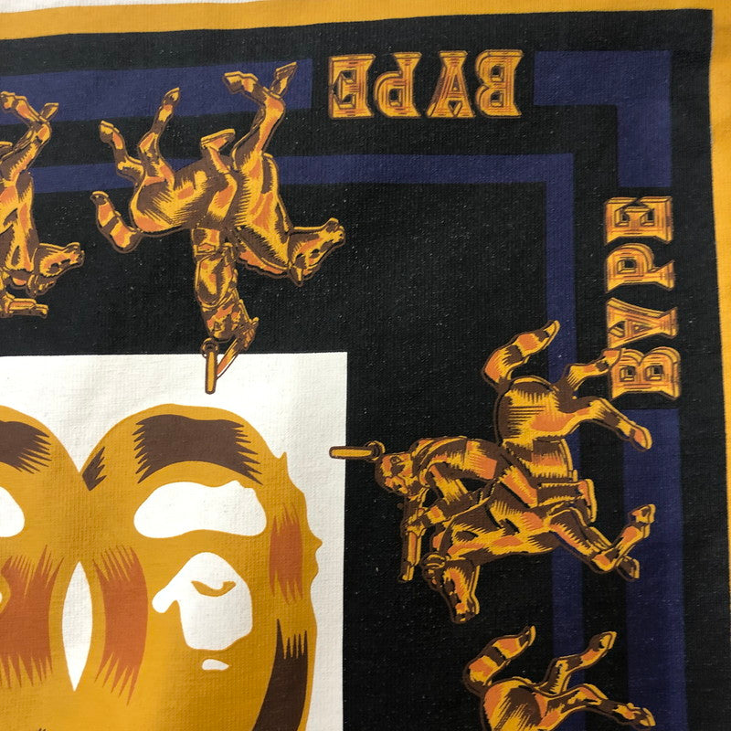 【中古品】【メンズ】 A BATHING APE アベイシングエイプ DOUBLE APE HEAD S/S TEE 001TEH301072X ダブル エイプ ヘッド ショートスリーブ Tシャツ トップス 長袖 142-250905-ts-05-tei サイズ：XL カラー：ホワイト 万代Net店