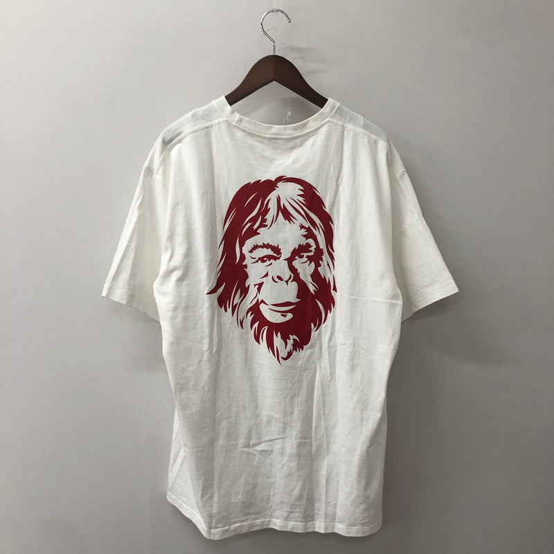 【中古品】【メンズ】 A BATHING APE アベイシングエイプ BUSY WORKS MULTI PRINT S/S TEE 001TEI301058M ビジーワークス マルチプリント ショートスリーブ Tシャツ トップス 半袖 142-250905-ts-04-tei サイズ：2XL カラー：ホワイト 万代Net店