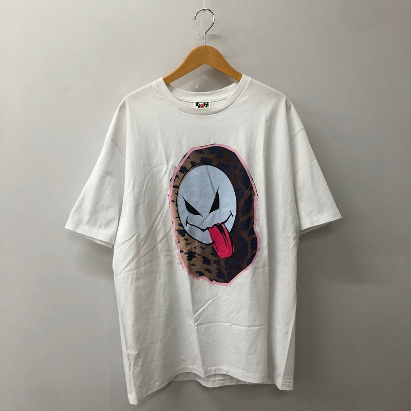 【中古品】【メンズ】 A BATHING APE アベイシングエイプ KAWS GHOST S/S TEE カウズ ゴースト ショートスリーブ Tシャツ トップス 半袖 おばけプリント 142-250905-ts-06-tei サイズ：2XL カラー：ホワイト 万代Net店
