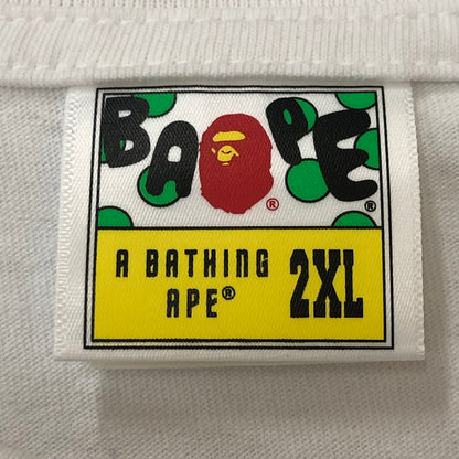 【中古品】【メンズ】 A BATHING APE アベイシングエイプ KAWS GHOST S/S TEE カウズ ゴースト ショートスリーブ Tシャツ トップス 半袖 おばけプリント 142-250905-ts-06-tei サイズ：2XL カラー：ホワイト 万代Net店