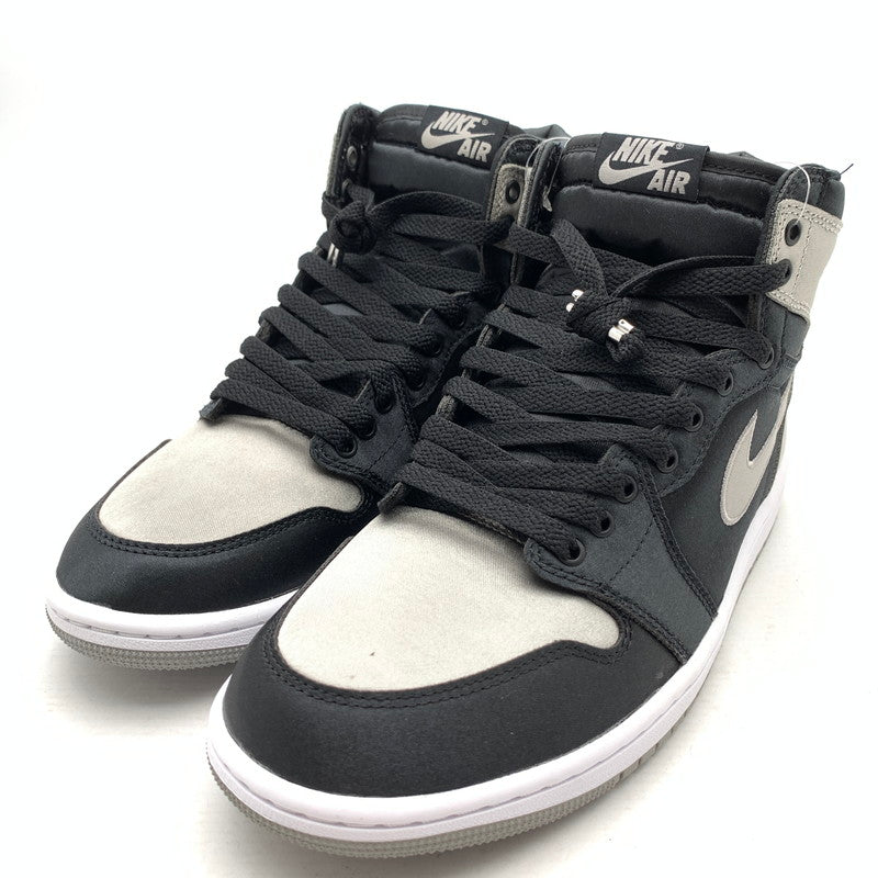 【中古美品】【メンズ】 NIKE ナイキ FD4810-010 WMNS AIR JORDAN 1 RETRO HIGH OG "SATIN SHADOW" エアジョーダン スニーカー 靴 160-260922-gm-21-fuzh サイズ：WMNS26.5cm カラー：ブラック グレー 万代Net店