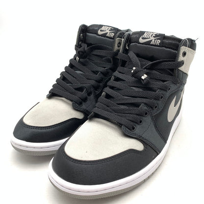 【中古美品】【メンズ】 NIKE ナイキ FD4810-010 WMNS AIR JORDAN 1 RETRO HIGH OG "SATIN SHADOW" エアジョーダン スニーカー 靴 160-260922-gm-21-fuzh サイズ：WMNS26.5cm カラー：ブラック グレー 万代Net店
