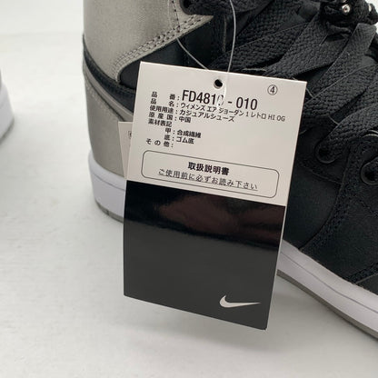 【中古美品】【メンズ】 NIKE ナイキ FD4810-010 WMNS AIR JORDAN 1 RETRO HIGH OG "SATIN SHADOW" エアジョーダン スニーカー 靴 160-260922-gm-21-fuzh サイズ：WMNS26.5cm カラー：ブラック グレー 万代Net店