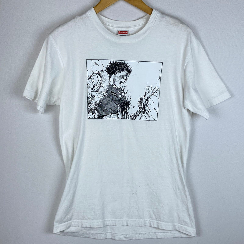 【中古品】【メンズ】 Supreme シュプリーム × AKIRA アキラ 別注 コラボ 17AW ARM TEE アーム Tシャツ 半袖 トップス USA製 149-251225-yy-09-tei サイズ：S カラー：ホワイト 万代Net店