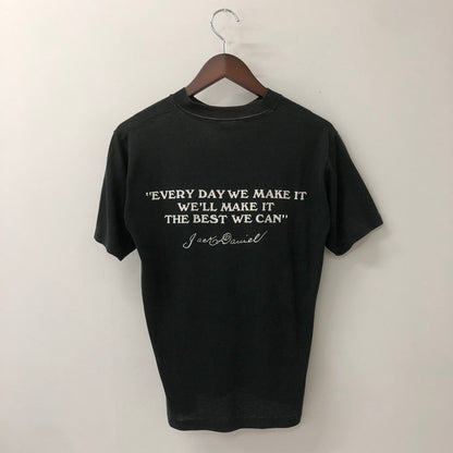 【現状渡し品】【メンズ】 JACK DANIELS ジャック ダニエル 80’s S/S PRINT TEE VINTAGE 80年代 ショートスリーブ プリント Tシャツ 半袖 トップス ヴィンテージ 145-250912-yo-11-tei サイズ：表記消え カラー：ブラック 万代Net店