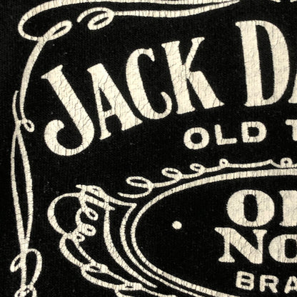 【現状渡し品】【メンズ】 JACK DANIELS ジャック ダニエル 80’s S/S PRINT TEE VINTAGE 80年代 ショートスリーブ プリント Tシャツ 半袖 トップス ヴィンテージ 145-250912-yo-11-tei サイズ：表記消え カラー：ブラック 万代Net店