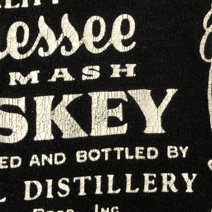 【現状渡し品】【メンズ】 JACK DANIELS ジャック ダニエル 80’s S/S PRINT TEE VINTAGE 80年代 ショートスリーブ プリント Tシャツ 半袖 トップス ヴィンテージ 145-250912-yo-11-tei サイズ：表記消え カラー：ブラック 万代Net店