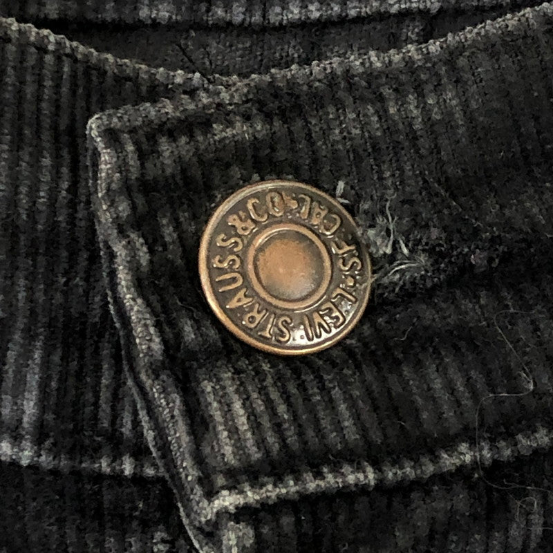 【中古品】【メンズ】 Levi's リーバイス SCOVILL ZIP CORDUROY PANTS スコービルジップ コーデュロイ パンツ ボトムス 156-250912-yo-29-tei サイズ：表記無し カラー：ブラック 万代Net店