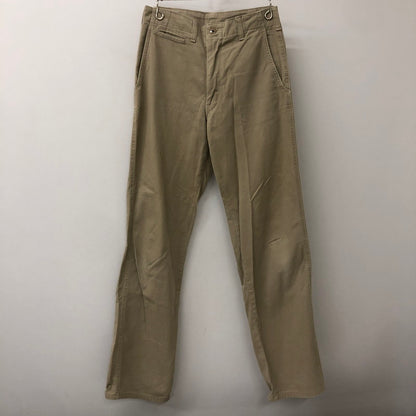 【中古品】【メンズ】 MILITARY VAT DYE ミリタリーヴァットダイ 70’s CHINO TROUSERS VINTAGE 70年代 チノ トラウザーズ パンツ ボトムス ヴィンテージ 156-250912-yo-30-tei サイズ：表記無し カラー：ベージュ 万代Net店