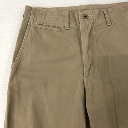 【中古品】【メンズ】 MILITARY VAT DYE ミリタリーヴァットダイ 70’s CHINO TROUSERS VINTAGE 70年代 チノ トラウザーズ パンツ ボトムス ヴィンテージ 156-250912-yo-30-tei サイズ：表記無し カラー：ベージュ 万代Net店