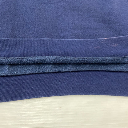 【中古品】【メンズ】 GUESS ゲス 80's VINTAGE COLLARBLOCK SWEAT 80年代 ヴィンテージ 切替スウェット 長袖 トップス USA製 トレーナー 145-260829-sa-03-tei サイズ：ONE カラー：ネイビー 万代Net店