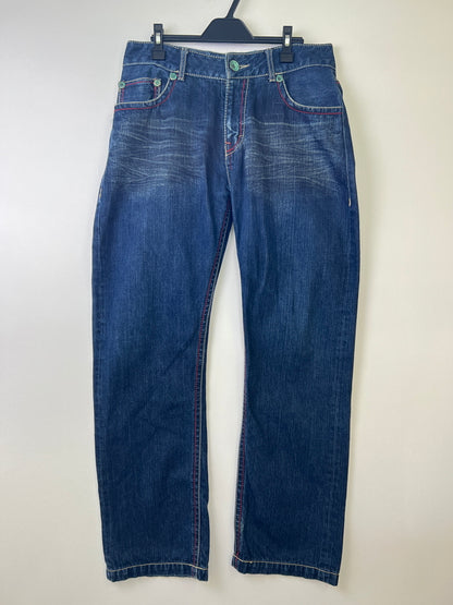 【中古品】【メンズ】 Karl Kani カールカナイ 90’S バギーデニム ボトムス ヴィンテージ 158-260924-AS-15-hon サイズ：32 カラー：インディゴ 万代Net店