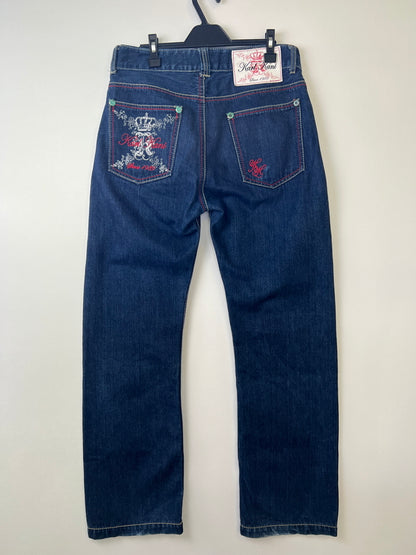 【中古品】【メンズ】 Karl Kani カールカナイ 90’S バギーデニム ボトムス ヴィンテージ 158-260924-AS-15-hon サイズ：32 カラー：インディゴ 万代Net店
