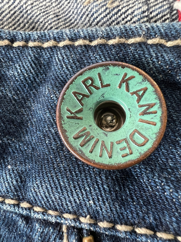 【中古品】【メンズ】 Karl Kani カールカナイ 90’S バギーデニム ボトムス ヴィンテージ 158-260924-AS-15-hon サイズ：32 カラー：インディゴ 万代Net店