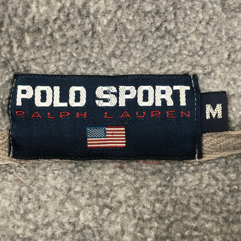 【中古品】【メンズ】 POLO SPORT RALPHLAUREN ポロスポーツラルフローレン HALFZIP FLEECE ハーフジップ フリース ジャケット ライトアウター プルオーバー 147-250912-yo-23-tei サイズ：M カラー：グレー 万代Net店