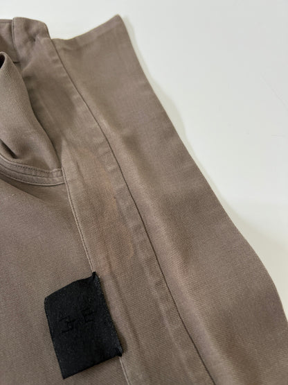【中古品】【メンズ】 山内 ヤマウチ 18S43 COTTON SHIRT コットンシャツ 長袖シャツ ロングスリーブ 140-260924-AS-5-hon サイズ：3 カラー：カーキ 万代Net店