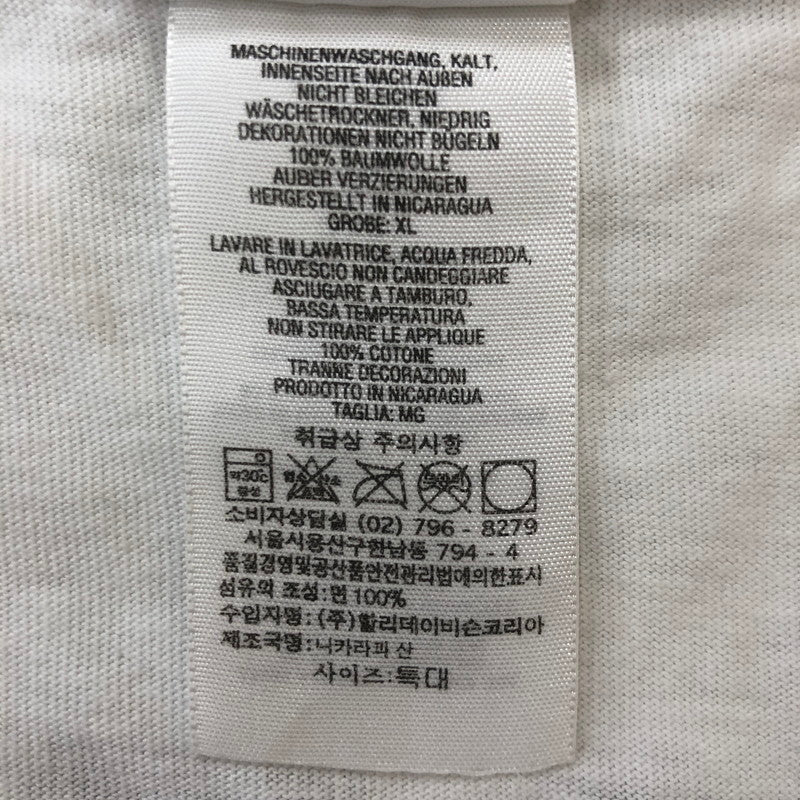 【現状渡し品】【メンズ】 HARLEY DAVIDSON ハーレーダビッドソン 00's FIRE L/S TEE 2000年代 ファイアー ロングスリーブ Tシャツ トップス 長袖 スリーブプリント 145-250914-ts-09-tei サイズ：XL カラー：ホワイト 万代Net店