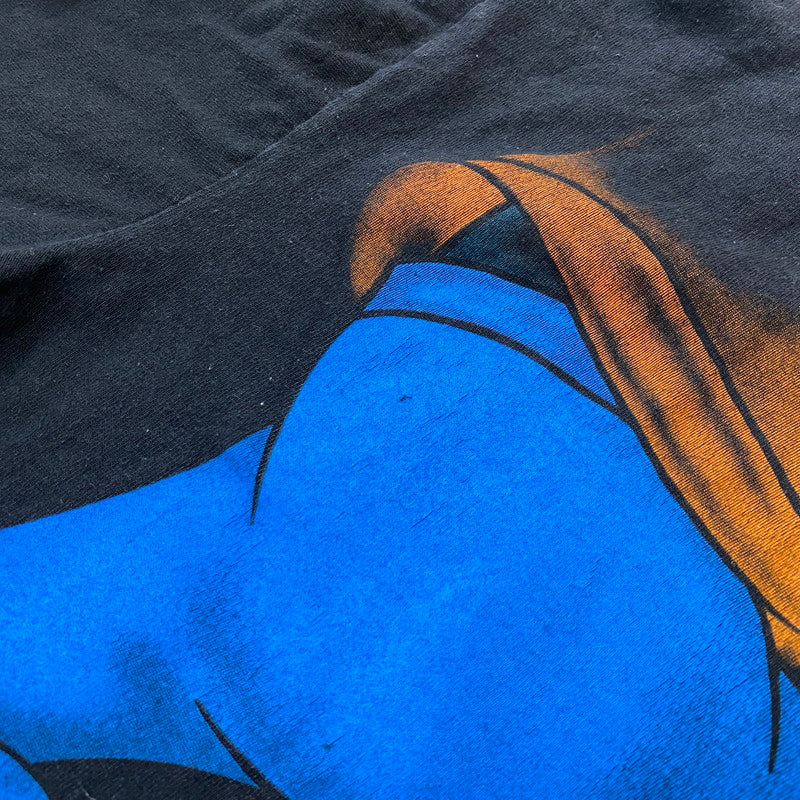 【中古品】【メンズ】 Disney ディズニー 90's GOOFY PRINT S/S TEE 90年代 グーフィー プリント ショートスリーブ Ｔシャツ トップス 半袖 両シングル キャラクタープリント 145-250906-ts-01-fuz サイズ：サイズ不明 カラー：ブラック 万代Net店