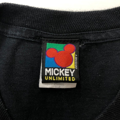 【中古品】【メンズ】 Disney ディズニー 90's GOOFY PRINT S/S TEE 90年代 グーフィー プリント ショートスリーブ Ｔシャツ トップス 半袖 両シングル キャラクタープリント 145-250906-ts-01-fuz サイズ：サイズ不明 カラー：ブラック 万代Net店