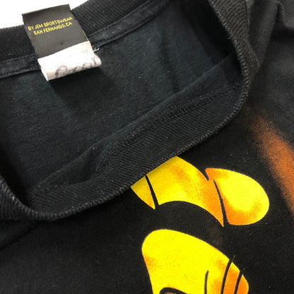 【中古品】【メンズ】 Disney ディズニー 90's GOOFY PRINT S/S TEE 90年代 グーフィー プリント ショートスリーブ Ｔシャツ トップス 半袖 両シングル キャラクタープリント 145-250906-ts-01-fuz サイズ：サイズ不明 カラー：ブラック 万代Net店