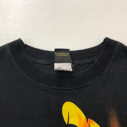 【中古品】【メンズ】 Disney ディズニー 90's GOOFY PRINT S/S TEE 90年代 グーフィー プリント ショートスリーブ Ｔシャツ トップス 半袖 両シングル キャラクタープリント 145-250906-ts-01-fuz サイズ：サイズ不明 カラー：ブラック 万代Net店
