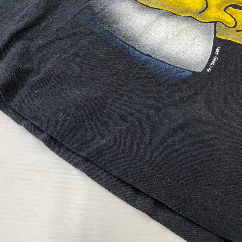 【中古品】【メンズ】 SCREEN STARS スクリーンスターズ 90's SIMPSONS HOMER S/S TEE 90年代 シンプソンズ ホーマー ショートスリーブ Tシャツ トップス 半袖 キャラクタープリント 145-250906-ts-02-fuz サイズ：サイズ不明 カラー：ブラック 万代Net店
