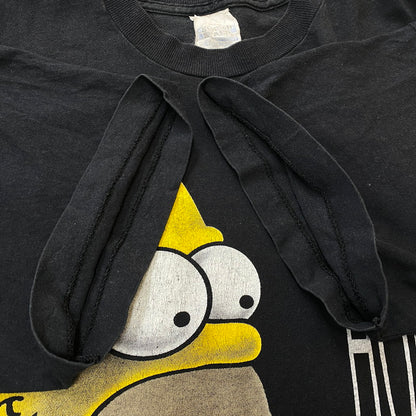 【中古品】【メンズ】 SCREEN STARS スクリーンスターズ 90's SIMPSONS HOMER S/S TEE 90年代 シンプソンズ ホーマー ショートスリーブ Tシャツ トップス 半袖 キャラクタープリント 145-250906-ts-02-fuz サイズ：サイズ不明 カラー：ブラック 万代Net店